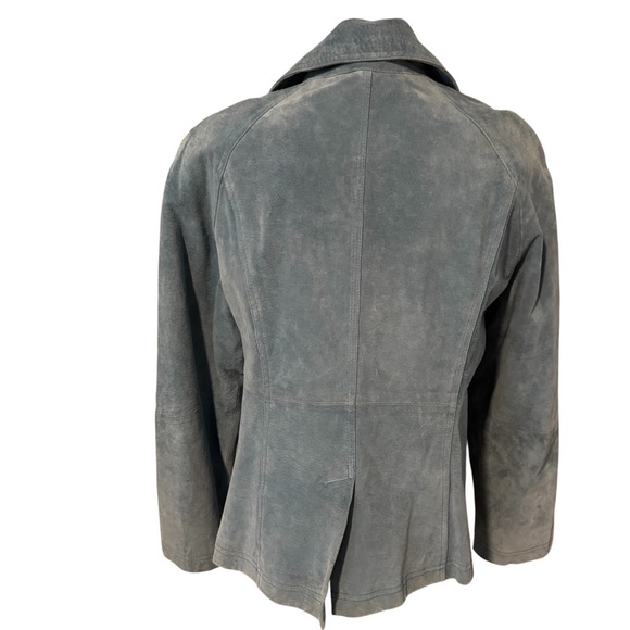 Women's Vintage Blue Double-Breasted Pea Coat | Very Good Condition - Picture 3 of 12